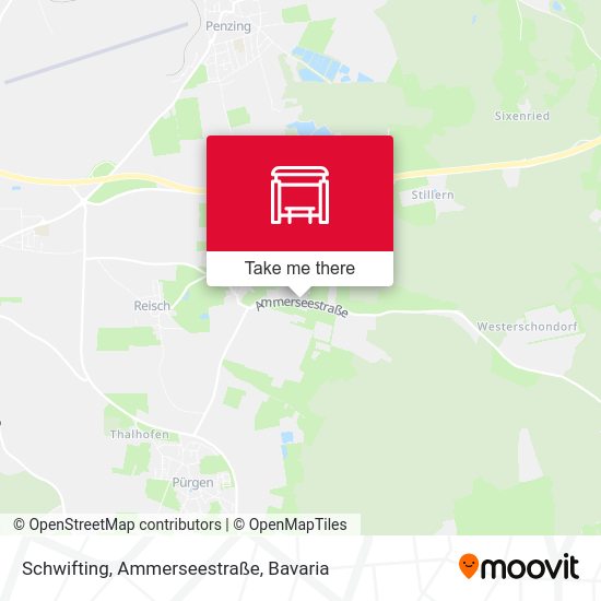 Schwifting, Ammerseestraße map