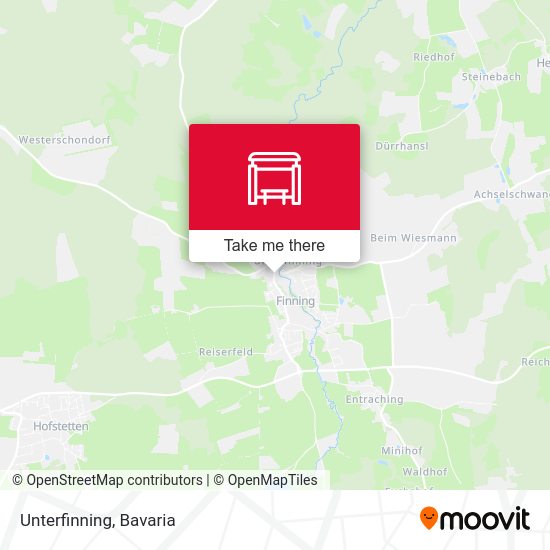Unterfinning map