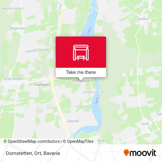 Dornstetten, Ort map