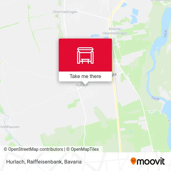 Карта Hurlach, Raiffeisenbank