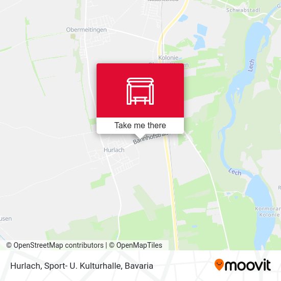 Hurlach, Sport- U. Kulturhalle map