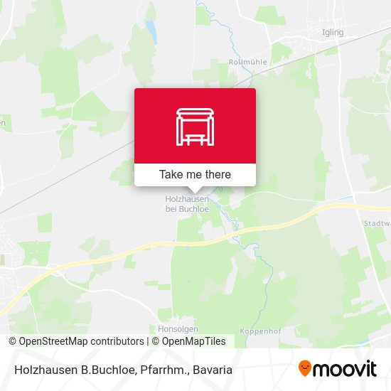 Holzhausen B.Buchloe, Pfarrhm. map