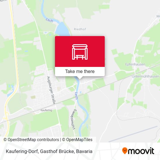 Kaufering-Dorf, Gasthof Brücke map