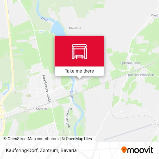 Карта Kaufering-Dorf, Zentrum