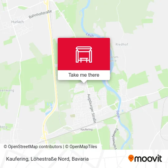 Карта Kaufering, Löhestraße Nord