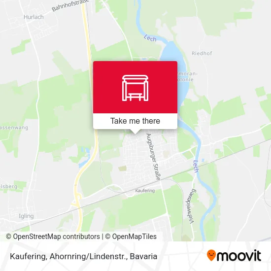 Карта Kaufering, Ahornring / Lindenstr.