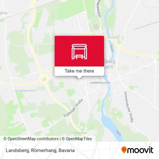 Landsberg, Römerhang map