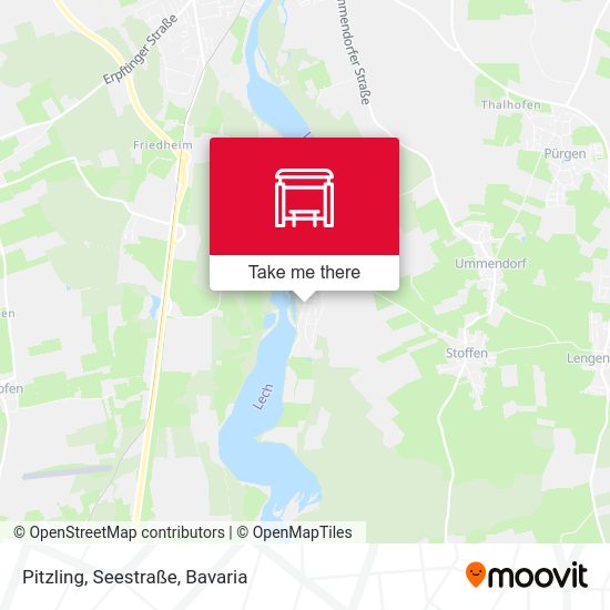 Pitzling, Seestraße map