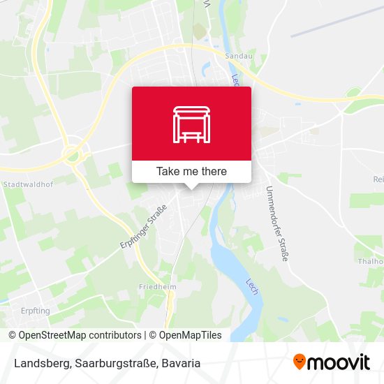 Landsberg, Saarburgstraße map