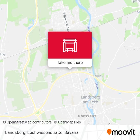 Landsberg, Lechwiesenstraße map