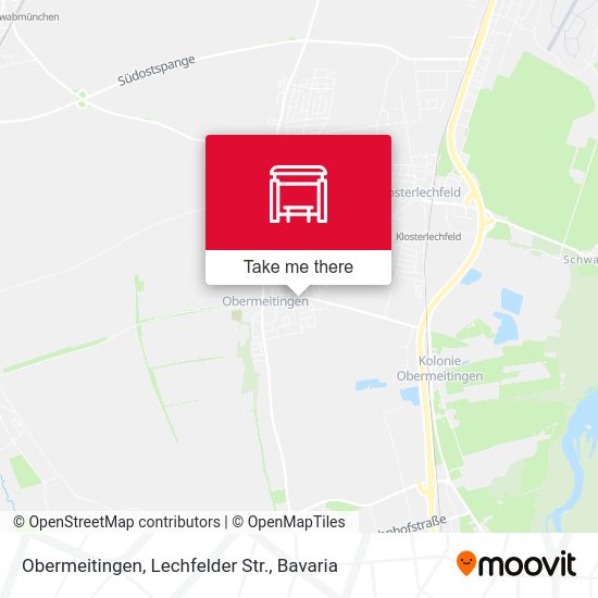 Obermeitingen, Lechfelder Str. map