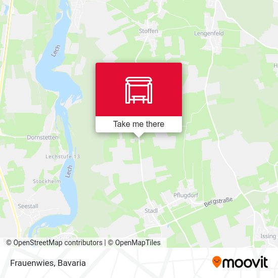 Карта Frauenwies