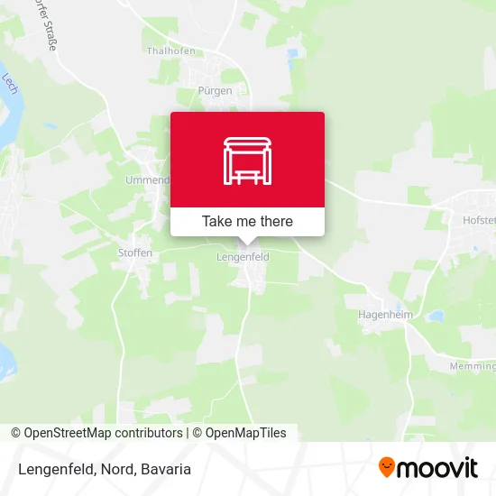 Карта Lengenfeld, Nord