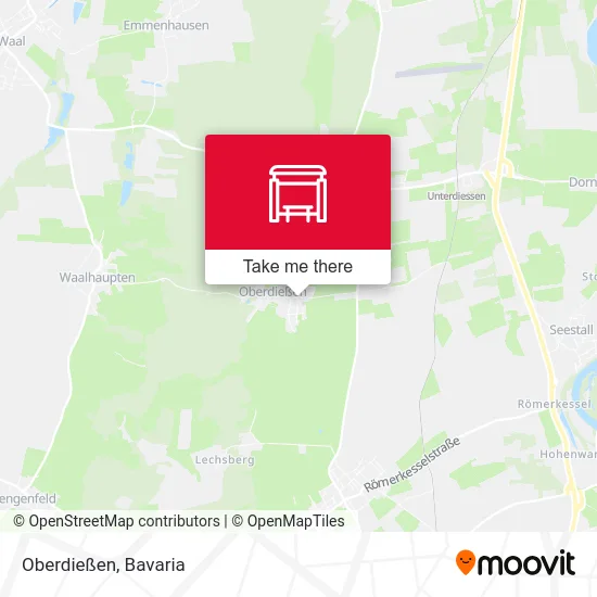 Карта Oberdießen