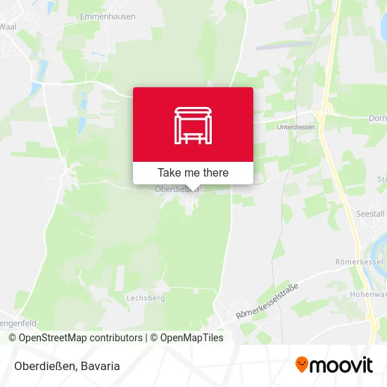 Карта Oberdießen