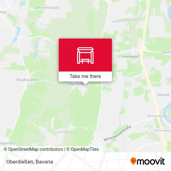 Карта Oberdießen