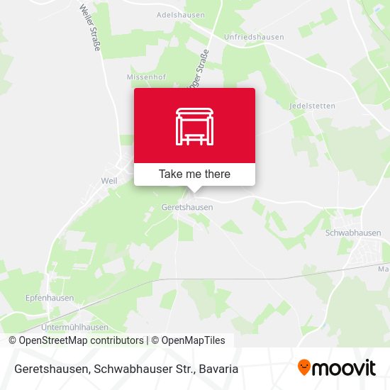 Geretshausen, Schwabhauser Str. map