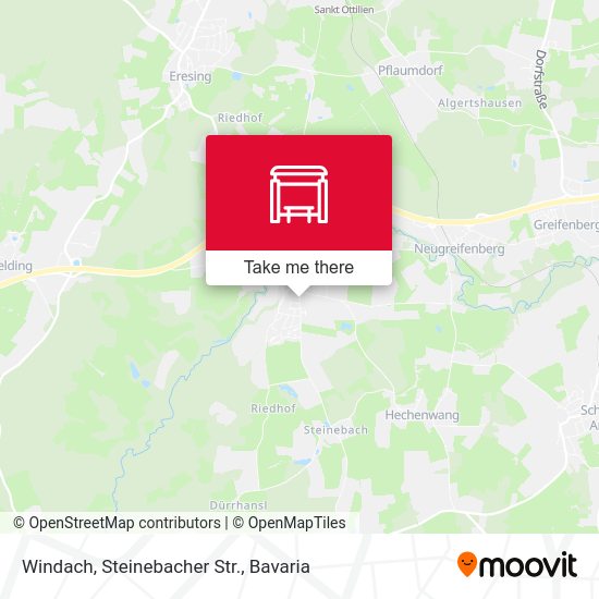 Windach, Steinebacher Str. map