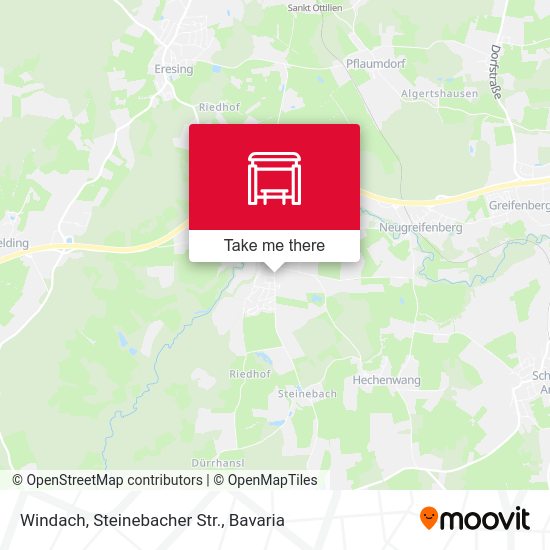 Windach, Steinebacher Str. map