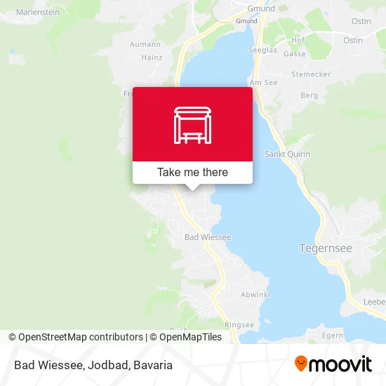 Карта Bad Wiessee, Jodbad