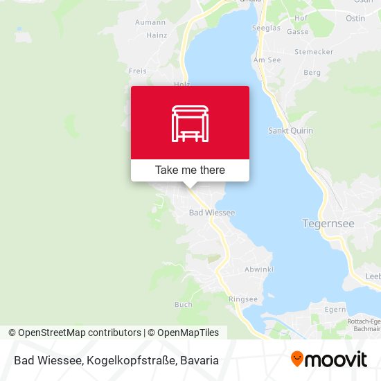 Bad Wiessee, Kogelkopfstraße map