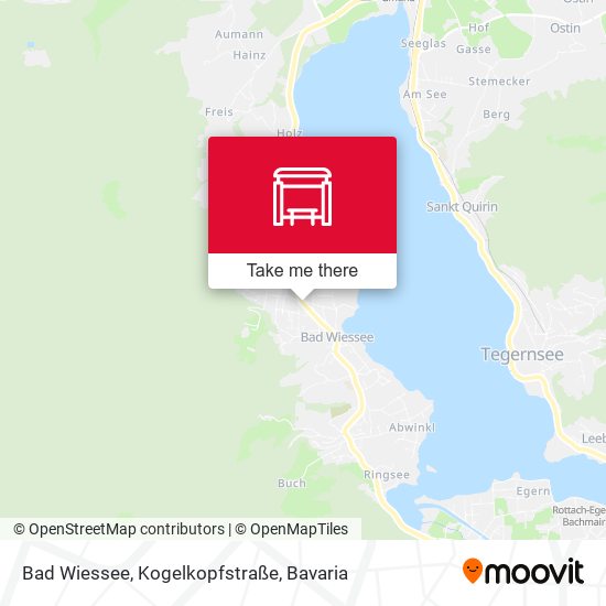 Bad Wiessee, Kogelkopfstraße map