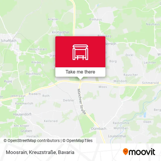 Карта Moosrain, Kreuzstraße