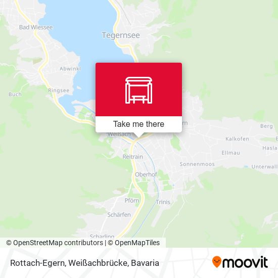 Rottach-Egern, Weißachbrücke map