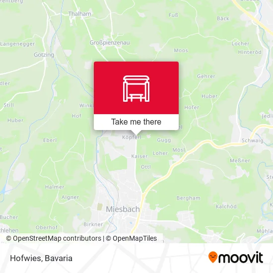Карта Hofwies
