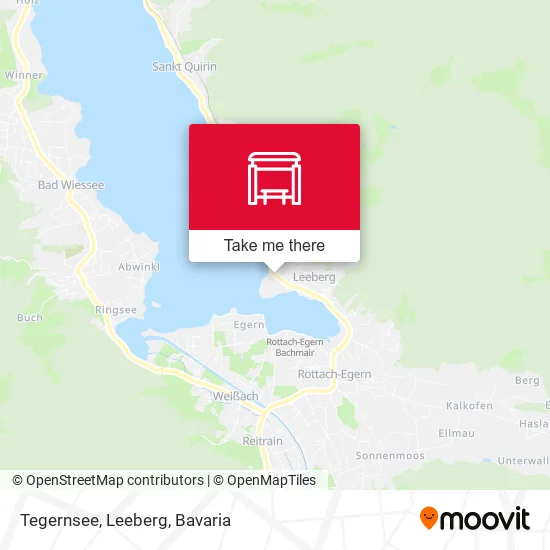 Карта Tegernsee, Leeberg