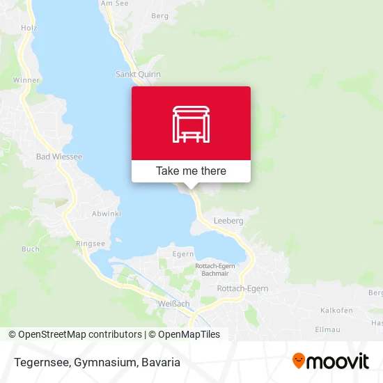 Карта Tegernsee, Gymnasium