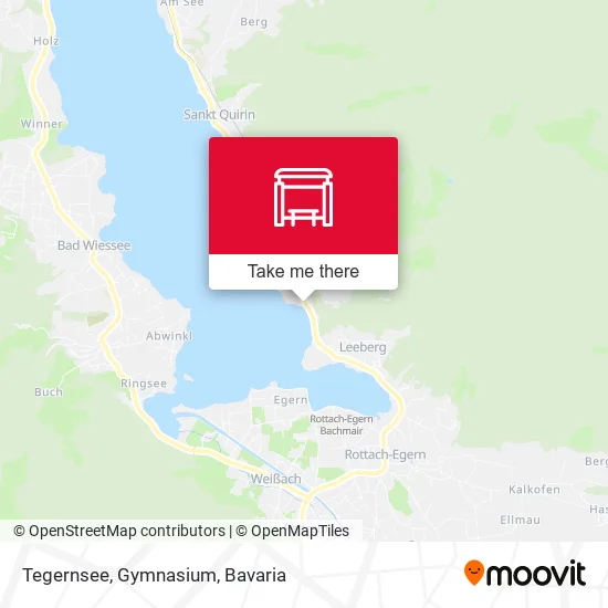 Карта Tegernsee, Gymnasium