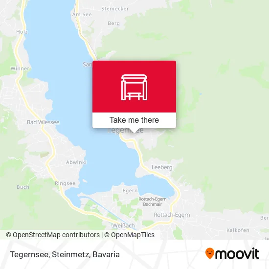 Карта Tegernsee, Steinmetz