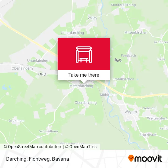 Карта Darching, Fichtweg