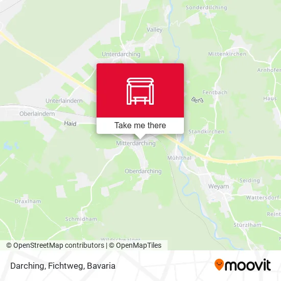 Карта Darching, Fichtweg