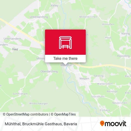 Mühlthal, Bruckmühle Gasthaus map