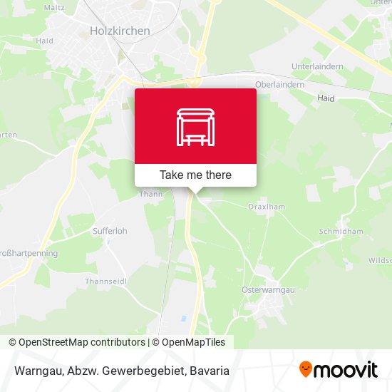 Warngau, Abzw. Gewerbegebiet map