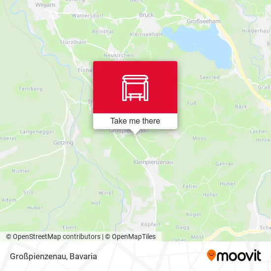 Карта Großpienzenau
