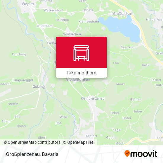 Карта Großpienzenau