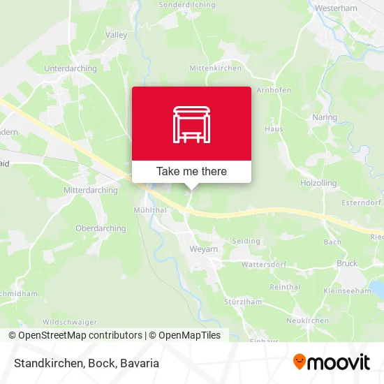 Карта Standkirchen, Bock