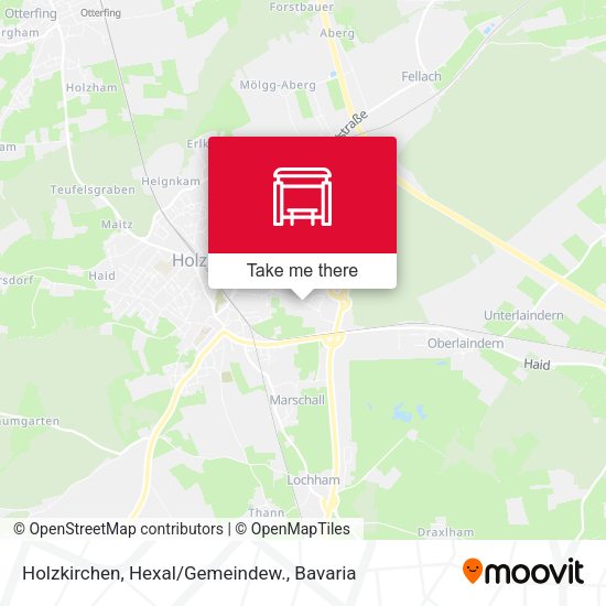 Holzkirchen, Hexal/Gemeindew. map