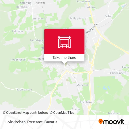 Карта Holzkirchen, Postamt