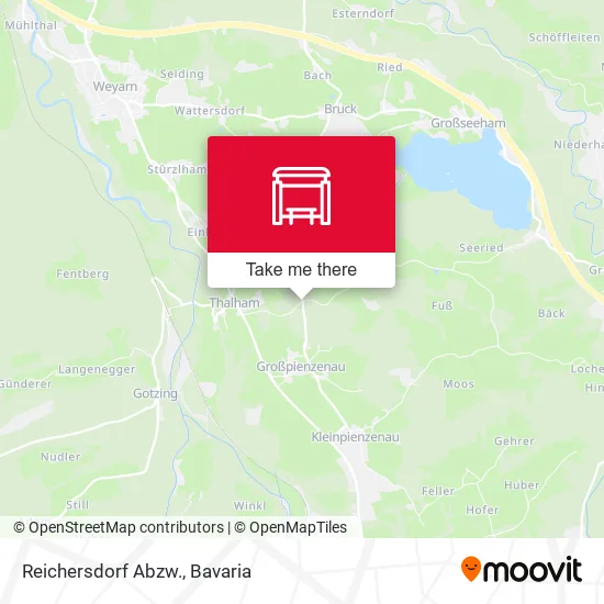 Карта Reichersdorf Abzw.