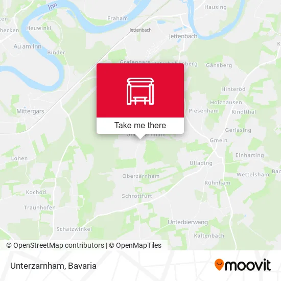 Карта Unterzarnham