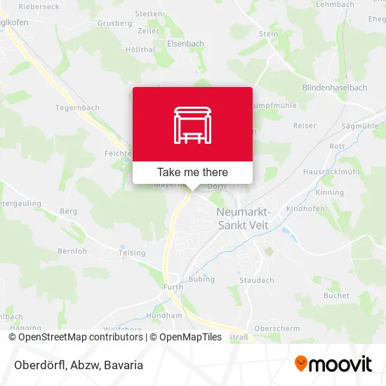 Карта Oberdörfl, Abzw