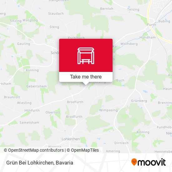 Карта Grün Bei Lohkirchen