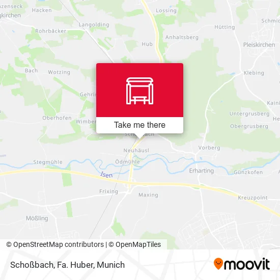 Карта Schoßbach, Fa. Huber