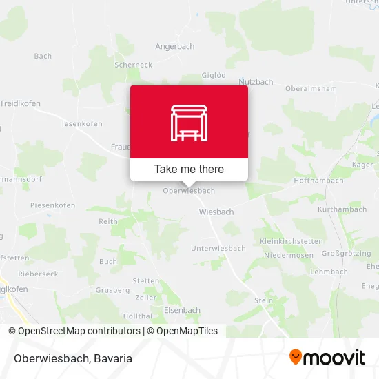 Карта Oberwiesbach