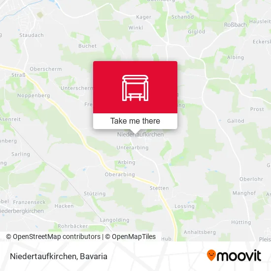 Карта Niedertaufkirchen