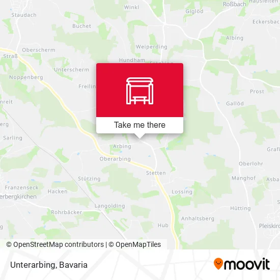 Карта Unterarbing